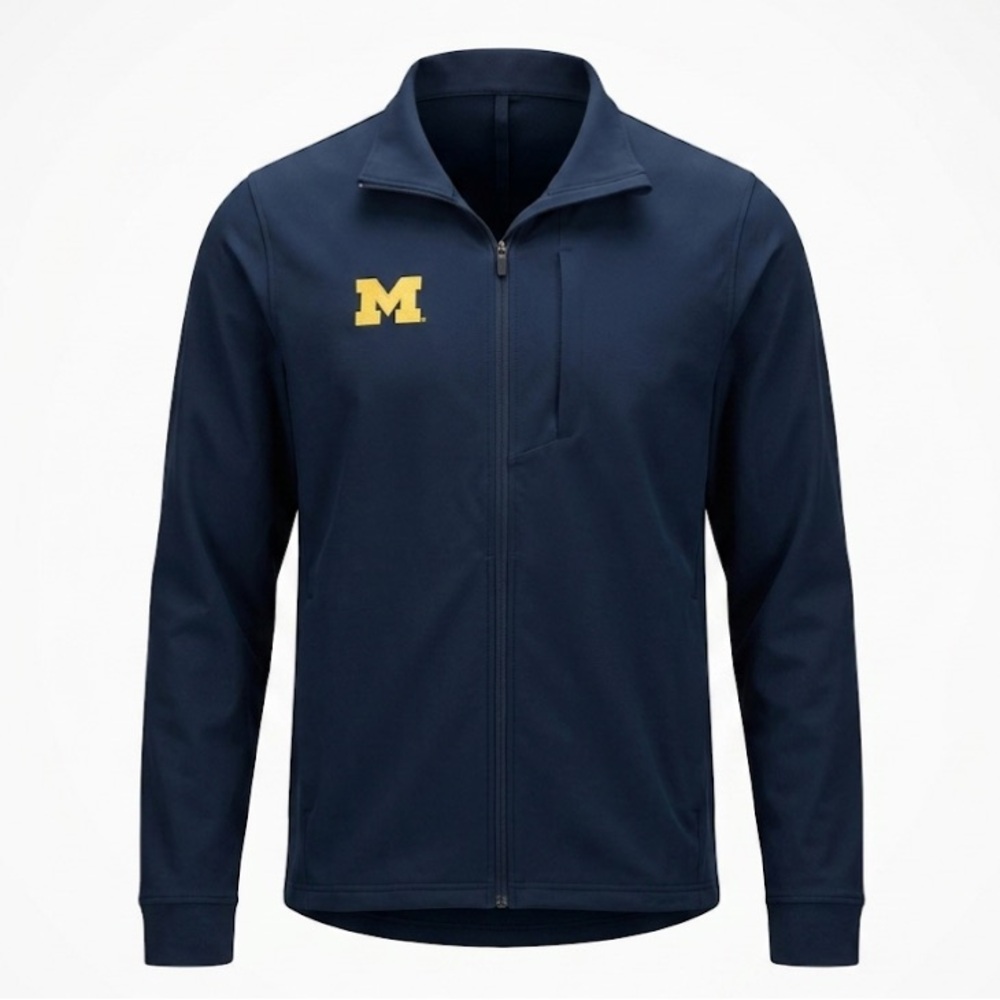 Lululemon University of Michigan wolverines navy sojourn zip jacket